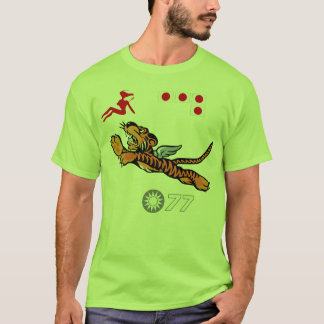 Das Flying Tigers WWII Nasen-Kunst T-Shirt