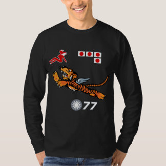 Das Flying Tigers WWII Nasen-Kunst T-Shirt