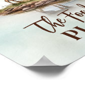 Das Food Plot Jagd Party Food Table Sign Poster (Ecke)