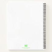 Das Foot-Uni-Ruled-Notebook des Frogs Notizblock (Rückseite)