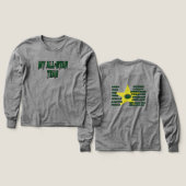 Das Football Sweatshirt meines All-Star Team Kid (Design Vorder- & Rückseite)