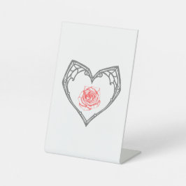 Das Forbidden Rose Bücherregal-Dekor Sockelschild