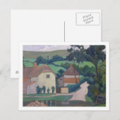 Das Ford (Öl auf Leinwand) Postkarte (Vorne/Hinten)