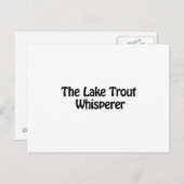 das Forellenflüsterer Postkarte (Vorne/Hinten)
