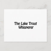das Forellenflüsterer Postkarte (Vorderseite)