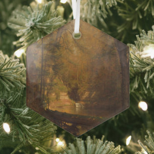 Das Forellenteich (1870) Kunstwerk - Ornament Aus Glas