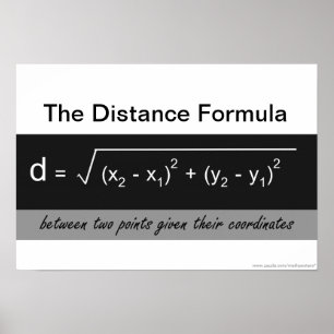 Das Formel-Math-Poster Poster