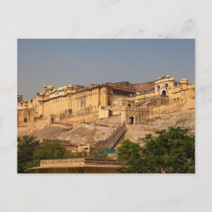 Das Fort Amber bei Jaipur in Indien Postkarte