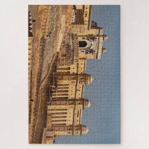 Das Fort Amber bei Jaipur in Indien Puzzle