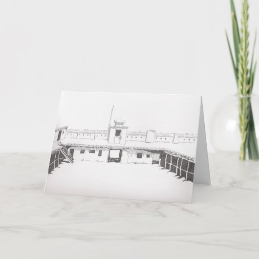 Das Fort-Gruß-Karte der Biegung Karte (Vorderseite)