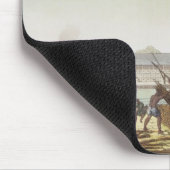 Das Fort in Batavia mit gebürtigen Blockwinden, Mousepad (Ecke)