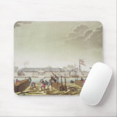 Das Fort in Batavia mit gebürtigen Blockwinden, Mousepad (Mit Mouse)
