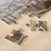 Das Fort in Batavia mit gebürtigen Blockwinden, Puzzle (Seite)