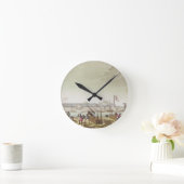 Das Fort in Batavia mit gebürtigen Blockwinden, Runde Wanduhr (Zuhause)