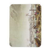 Das Fort in Batavia mit Native Loggers, Platte 50 Magnet (Vertikal)