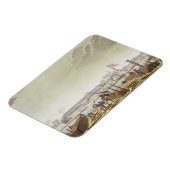 Das Fort in Batavia mit Native Loggers, Platte 50 Magnet (Linke Seite)