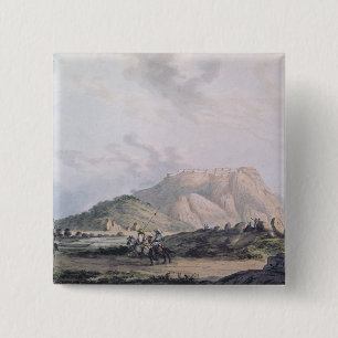 Das Fort von Nandidong während des dritten Mysore Button