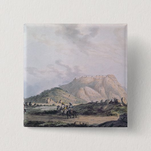 Das Fort von Nandidong während des dritten Mysores Button (Vorderseite)