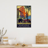 Das Forth Bridge Vintage Travel Poster (Küche)