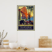 Das Forth Bridge Vintage Travel Poster (Küche)