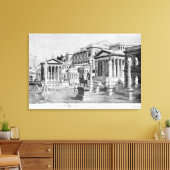 Das Forum der Antike Leinwanddruck (Insitu (Wohnzimmer))