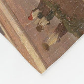 Das Forum der Antike (von Ippolito Caffi) Fleecedecke (Ecke)