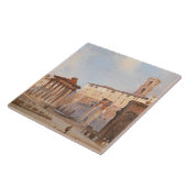 Das Forum der Antike (von Ippolito Caffi) Fliese (Seite)