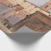 Das Forum der Antike (von Ippolito Caffi) Geschenkpapier (Ecke)