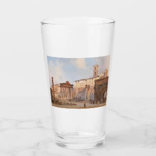 Das Forum der Antike (von Ippolito Caffi) Glas