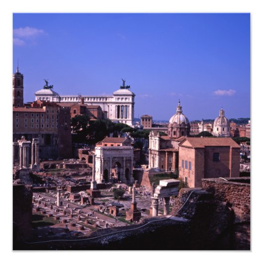 Das Forum Rom Fotodruck (Vorne)