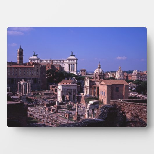 Das Forum Rom Fotoplatte (Vorderseite)