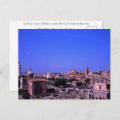 Das Forum Rom Postkarte (Vorne/Hinten)