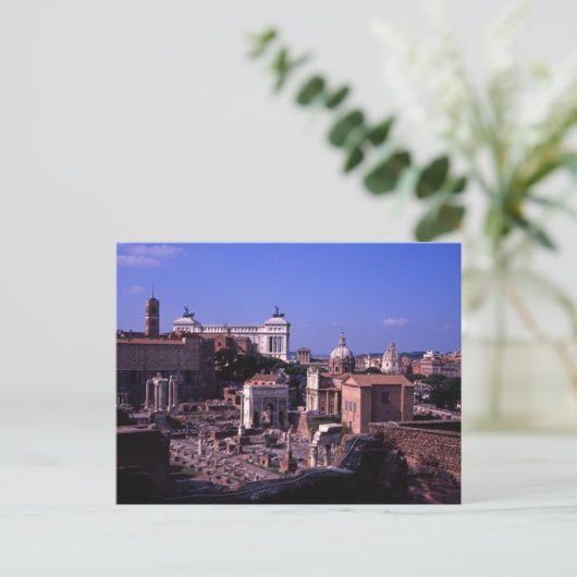 Das Forum Rom Postkarte (Stehend Vorderseite)