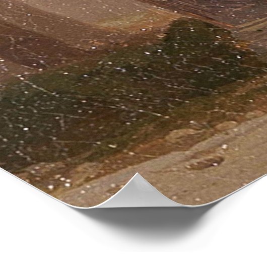 Das Forum Romanum mit dem Konstantiner Bogen Poster (Ecke)