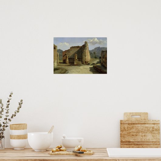 Das Forum von Pompeji Poster (Küche)
