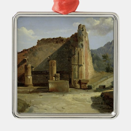 Das Forum von Pompeji Silbernes Ornament (Vorne)