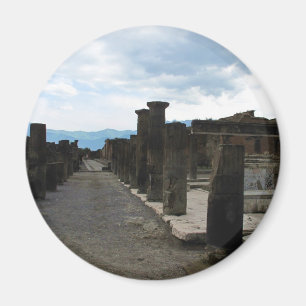 Das FORUM VON POMPEJI - Spaltenfragmente Magnet