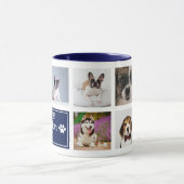 Das Foto der besten Mama aller Navy Blue Pet Colla Tasse (Zentrum)