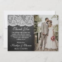 Das Foto der Chalkboard & Lace Wedding Collection