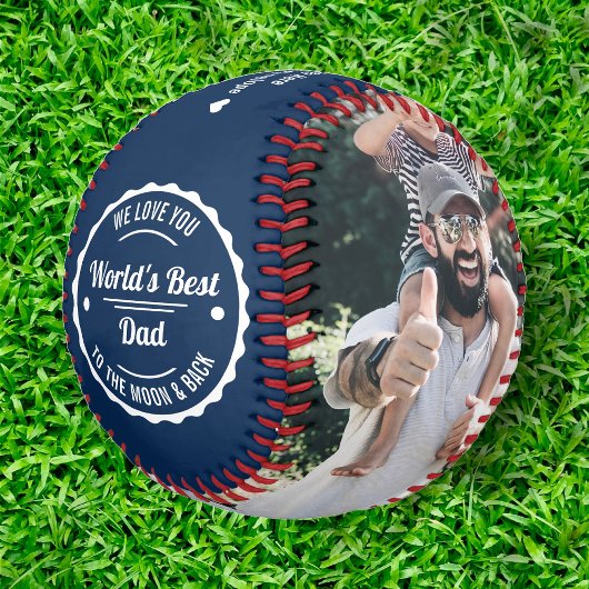 Das Foto der Welt zum Vater von Kindern Baseball