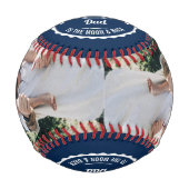 Das Foto der Welt zum Vater von Kindern Baseball (Vorderseite)