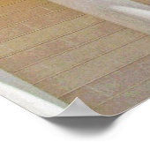 Das Foto des Denkers Poster (Ecke)