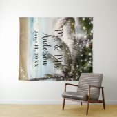 Das Foto des tropischen Palmen Beach Wandteppich (Beispiel (Horizontal))