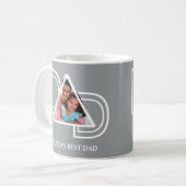 Das Foto des Weltbesten Vaters zum Tag des eigenen Kaffeetasse (Vorderseite Links)