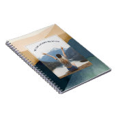 Das Foto Erlebnisberg-Begin gelassen Notizblock (Rechte Seite)