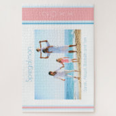Das Foto Family Beach groß Puzzle (Vertikal)