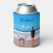 Das Foto kann mit Text benutzerdefiniert abkühlen Dosenkühler (Kanne Rückseite)