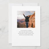 Das Foto "Leben Ihrer Träume - Abschluss" Ankündigung (Rückseite)