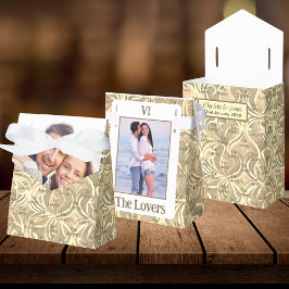 Das Foto Lovers Tarot Card Couple | Hochzeit Geschenkschachtel