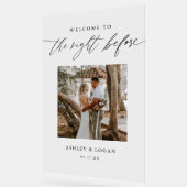 Das Foto "Nacht vor Probe" Acrylschild (Winkel)